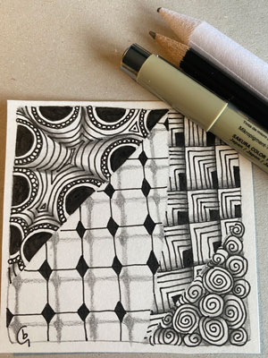 Taller de Zentangle en Madrid.